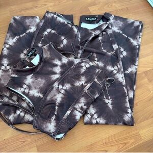 I.AM.GIA Dark Brown Tie-Dye Set